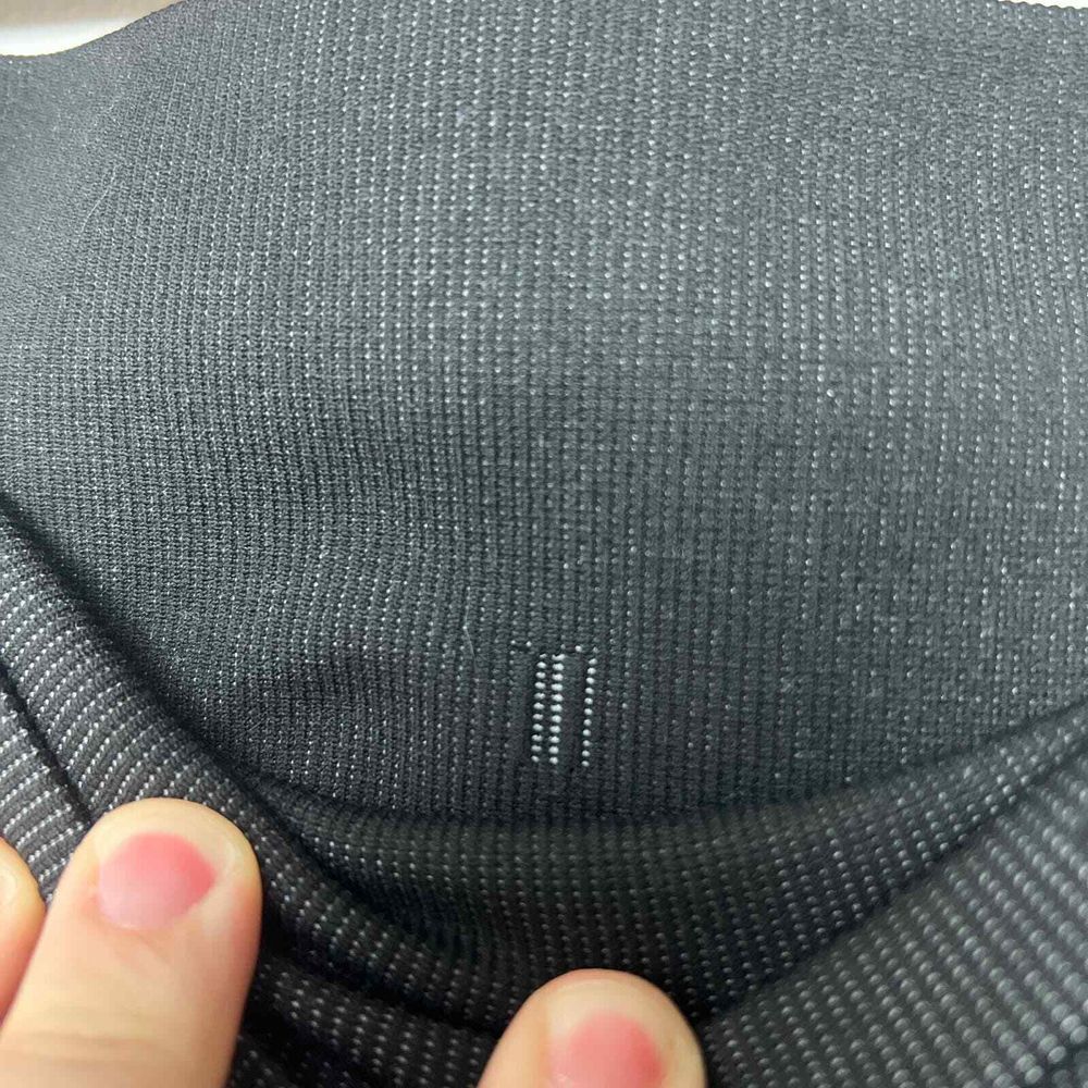 Lululemon Heathered‎ Slate Black Gray Chevron Ebb to Street Pant Legging Size 6 - Picture 5 of 5